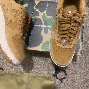 bapestas shoes tan/beige